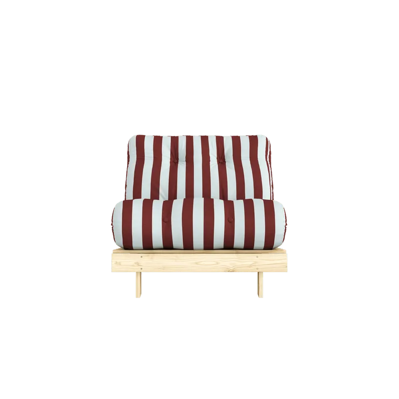ROOTS RAW 90 X 200 W. ROOTS MATTRESS BURGUNDY-LIGHT BLUE by Karup Design – product photo 5 of 11