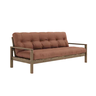 KNOB CAROB BROWN W. 5-LAYER MIXED MATTRESS CLAY BROWN van Karup Design – productfoto 17 van 17