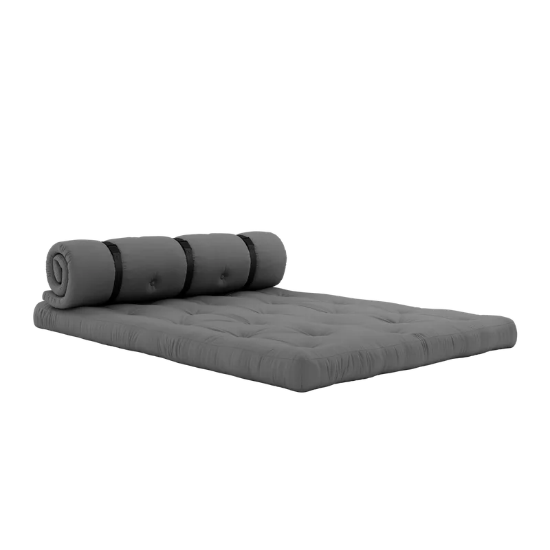 BUCKLE-UP SOFA OUT™ DARK GREY W. 3 BLACK NYLON BELTS van Karup Design – productfoto 1 van 15