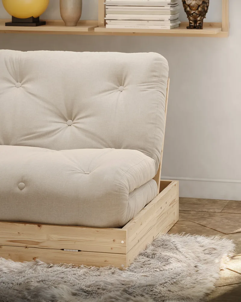FLIP RAW 140 X 200 W. MATTRESS MOCCA de Karup Design – photo d’ambiance 5 sur 13