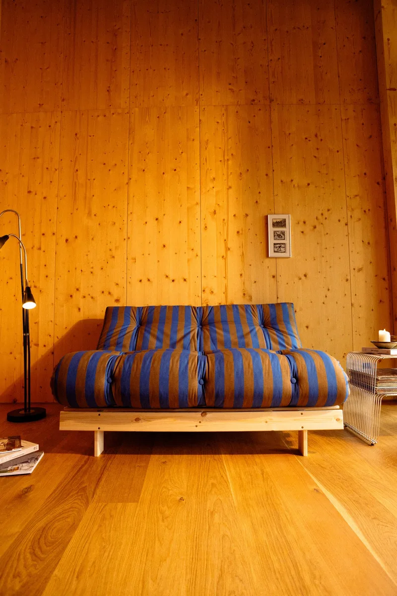 ROOTS RAW 160 X 200 W. ROOTS MATTRESS BROWN-BLUE van Karup Design – sfeerfoto 5 van 12