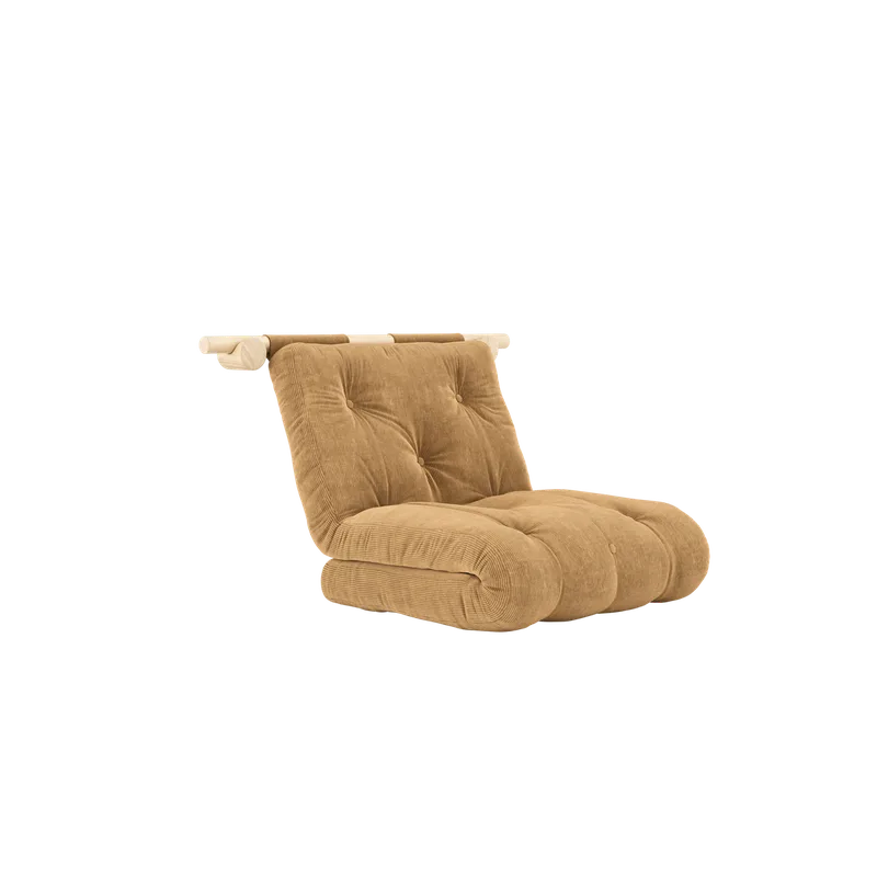 HOOKED RAW 75 x 200 W. BRAVO MATTRESS FUDGE BROWN by Karup Design – product photo 13 of 13
