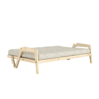 GRAB CLEAR LACQUERED W. 5-LAYER MIXED MATTRESS SOFT CHALK de Karup Design – photo du produit 8 sur 10