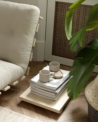 DOCK SIDE TABLE SET CLEAR LACQUERED by Karup Design – interior photo 1 of 6