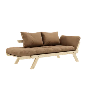 BEBOP CLEAR LACQUERED W. 4-LAYER MIXED MATTRESS MOCCA von Karup Design – Produktfoto 1 von 16
