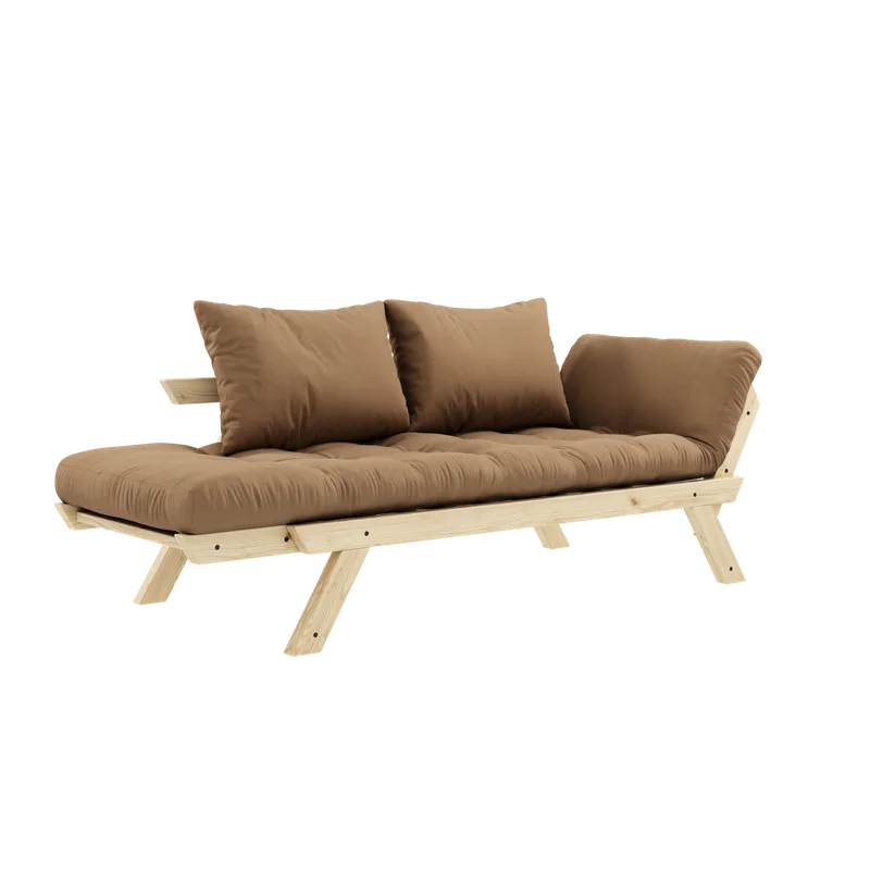 BEBOP CLEAR LACQUERED W. 4-LAYER MIXED MATTRESS MOCCA von Karup Design – Produktfoto 1 von 16