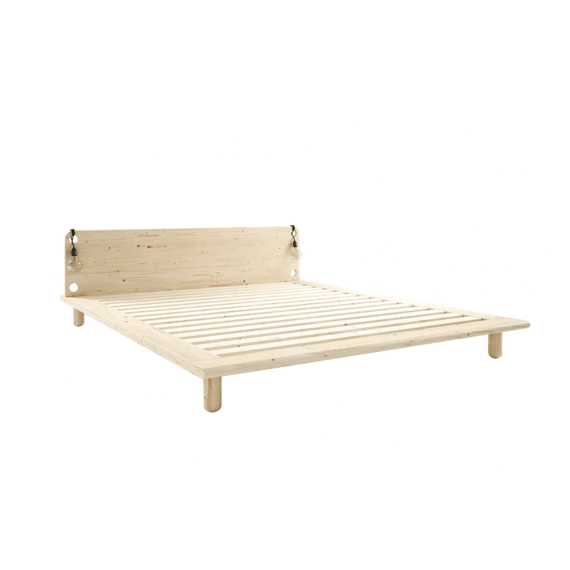 PEEK BED CLEAR LACQUERED 140 X 200 W. 2 BED LAMPS by Karup Design – product photo 13 of 13
