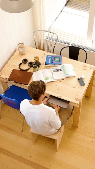 TUCK DINING TABLE RAW de Karup Design – photo d’ambiance 2 sur 11