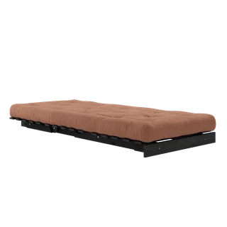 ROOTS BLACK NIGHT LACQUERED 90 X 200 W. ROOTS MATTRESS CLAY BROWN by Karup Design – product photo 2 of 5