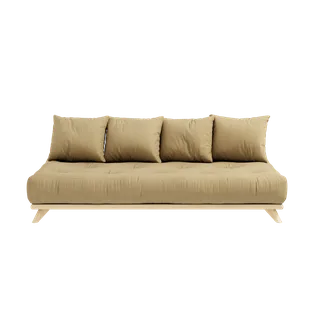 SENZA DAYBED CLEAR LACQUERED W. SENZA DAYBED MATTRESS SET WHEAT BEIGE van Karup Design – productfoto 3 van 8