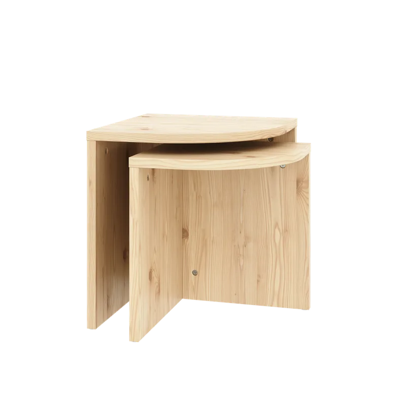 COMBINE SIDE TABLES SET CLEAR LACQUERED by Karup Design – product photo 10 of 10