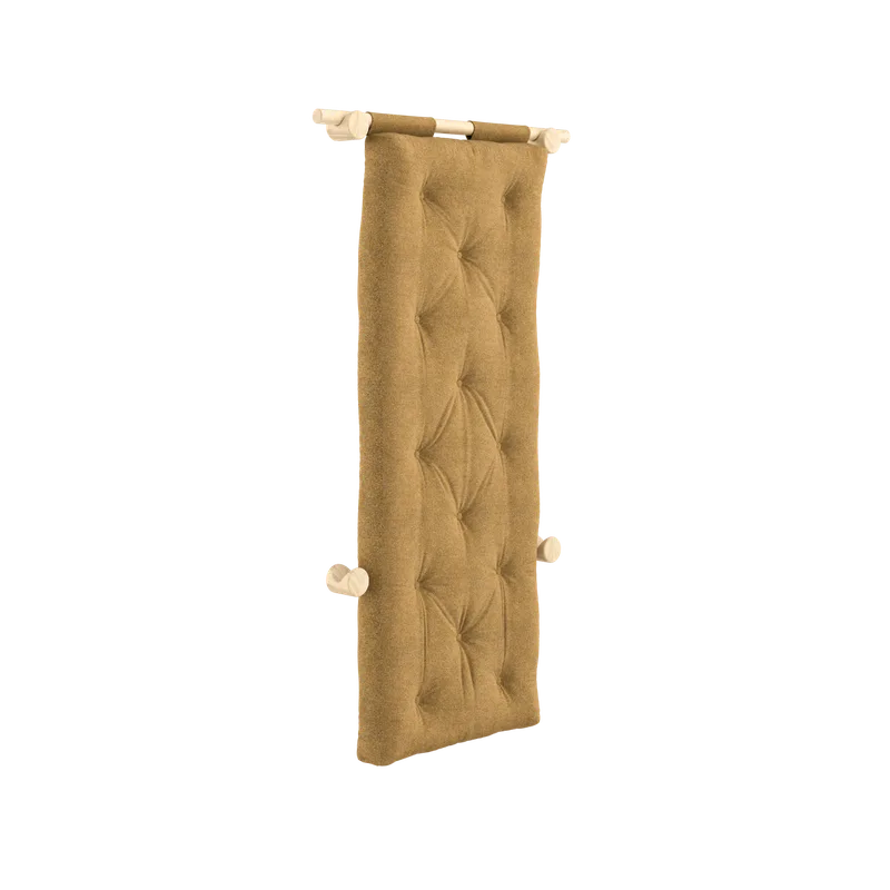 HOOKED RAW 75 X 200 W. BRAVO MATTRESS GOLDEN OCHRE van Karup Design – productfoto 4 van 13