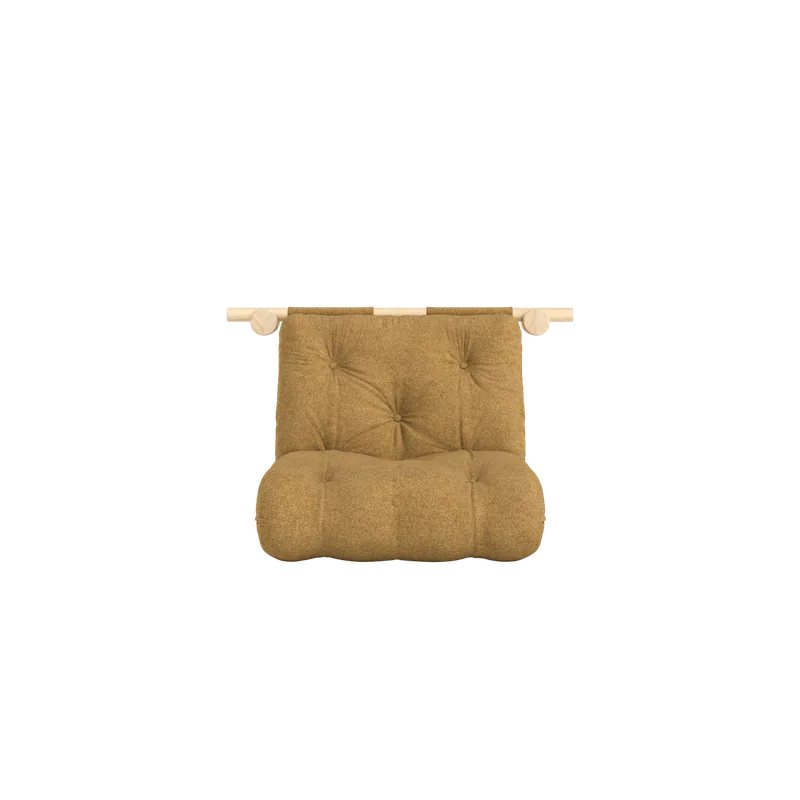 HOOKED RAW 75 X 200 W. BRAVO MATTRESS GOLDEN OCHRE van Karup Design – productfoto 2 van 13
