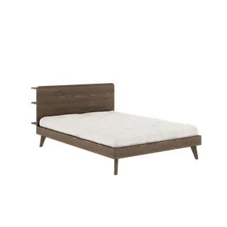 RETREAT BED CAROB BROWN 140 X 200 van Karup Design – productfoto 1 van 12
