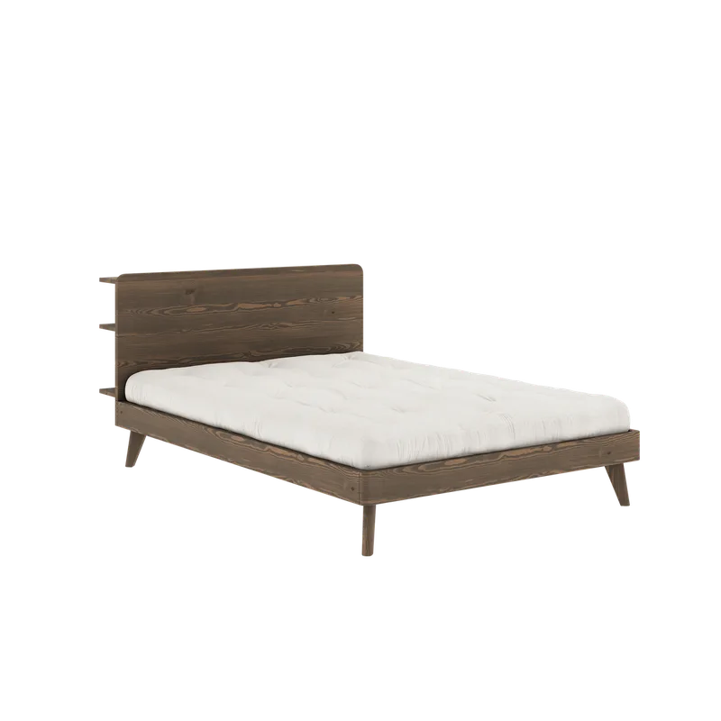 RETREAT BED CAROB BROWN 140 X 200 van Karup Design – productfoto 1 van 12