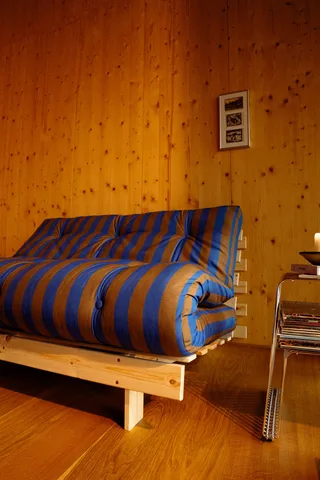 ROOTS RAW 160 X 200 W. ROOTS MATTRESS BROWN-BLUE van Karup Design – sfeerfoto 8 van 12