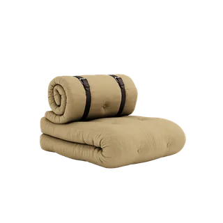 BUCKLE-UP CHAIR WHEAT BEIGE W. 2 BROWN LEATHER BELTS von Karup Design – Produktfoto 14 von 14