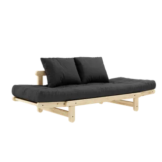 BEAT CLEAR LACQUERED W. BEAT MATTRESS SET DARK GREY van Karup Design – productfoto 2 van 9