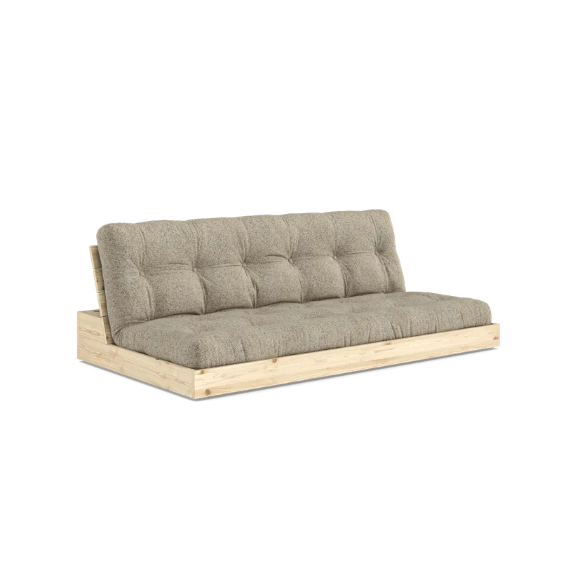 BASE CLEAR LACQUERED W. 5-LAYER MIXED MATTRESS WARM SAND by Karup Design – product photo 13 of 13
