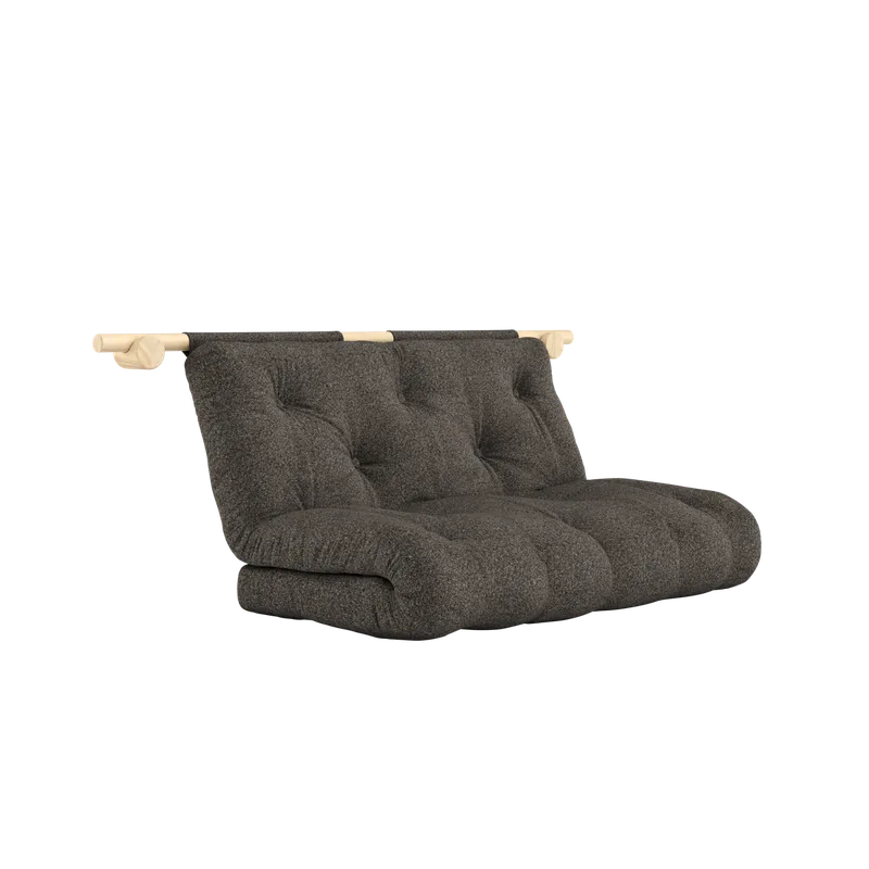 HOOKED RAW 135 X 200 W. BRAVO MATTRESS MELLOW BROWN by Karup Design – product photo 18 of 18