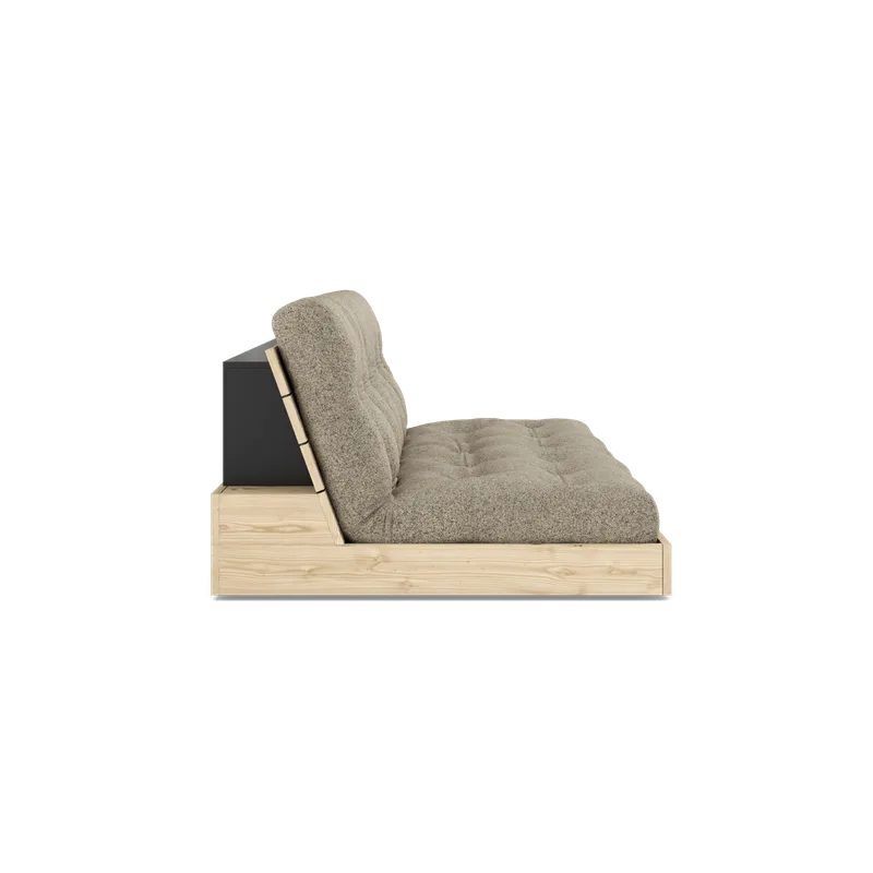 BASE CLEAR LACQUERED W. 5-LAYER MIXED MATTRESS WARM SAND by Karup Design – product photo 3 of 13