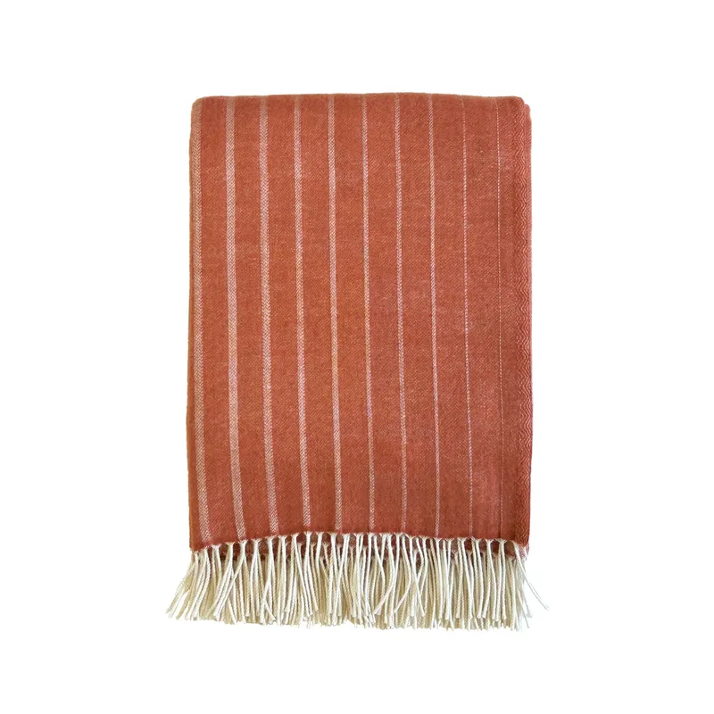 Irregular Stripes by Klippan Yllefabrik in Rust – product photo