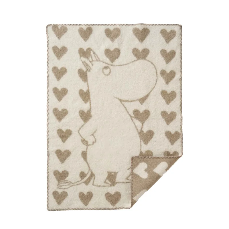 Moomin heart von Klippan Yllefabrik in Gråbrun – Produktfoto
