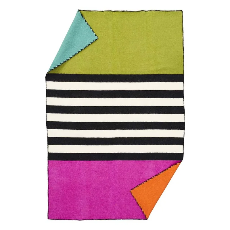 Blanket for life - Thin stripe by Klippan Yllefabrik – product photo