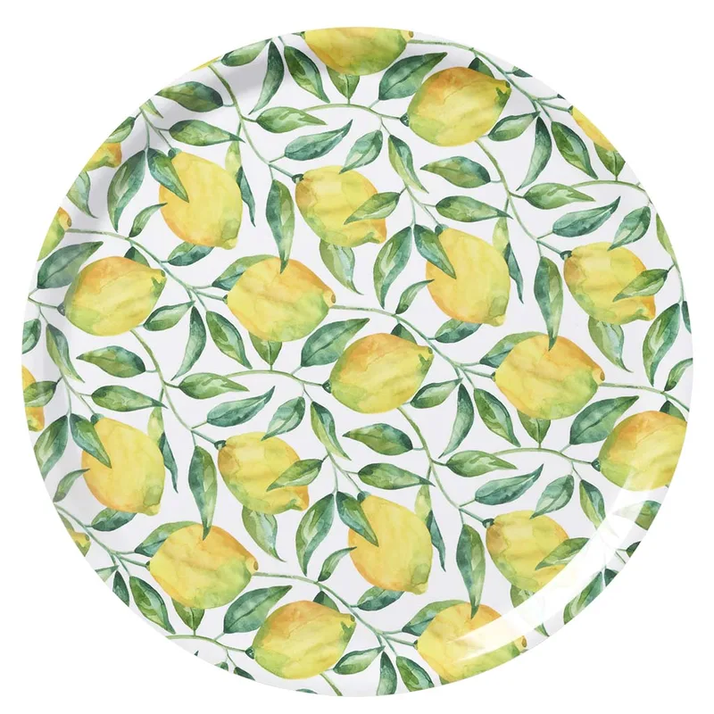 Lemon Tree rund bricka by Klippan Yllefabrik – product photo