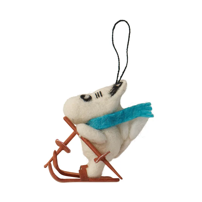 Moomin on skis by Klippan Yllefabrik – product photo