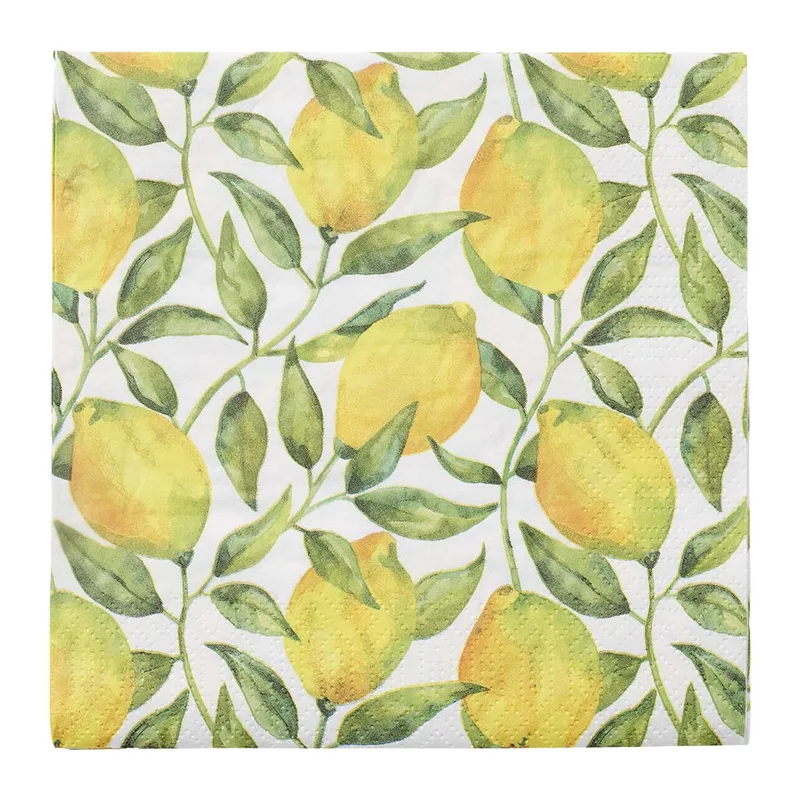 Lemon Tree servett van Klippan Yllefabrik – productfoto