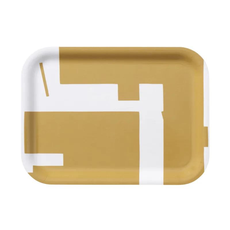 Sankt Petri plan bricka by Klippan Yllefabrik in Brass – product photo