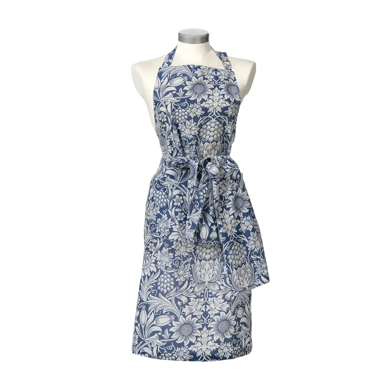 Sunflower förkläde van Klippan Yllefabrik in Dark denim – productfoto