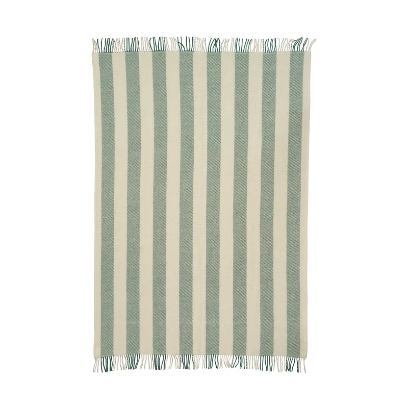 Gotland vertical stripe by Klippan Yllefabrik in Grön – product photo