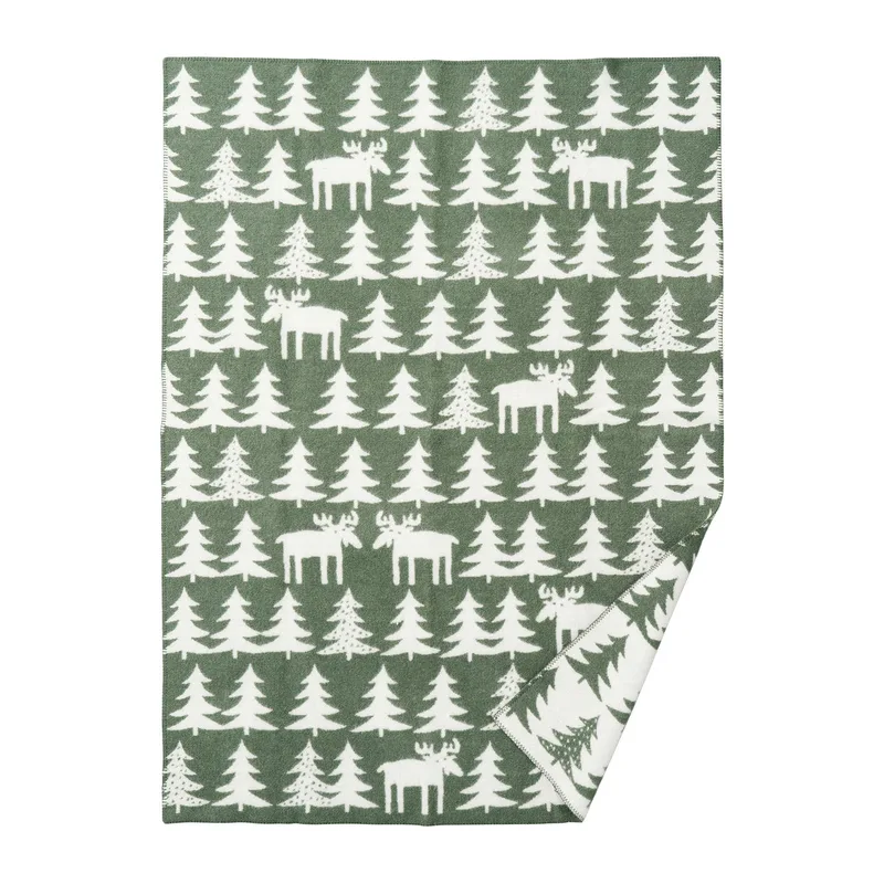 Älgvandring by Klippan Yllefabrik in Green – product photo