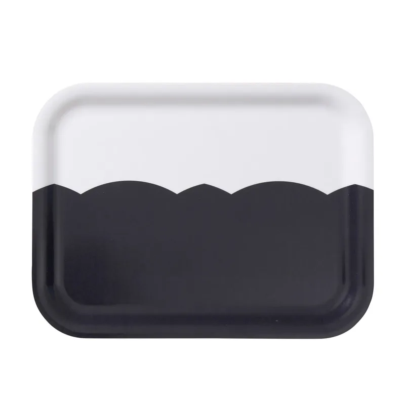 Sankt Petri fasad bricka van Klippan Yllefabrik in Black – productfoto