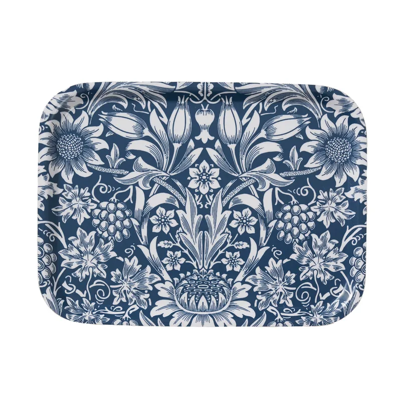 Sunflower liten bricka by Klippan Yllefabrik in Dark denim – product photo