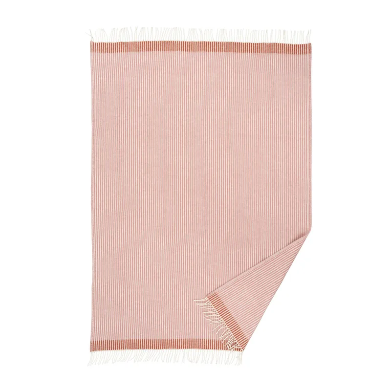 Rib van Klippan Yllefabrik in Pink/dusty rose – productfoto