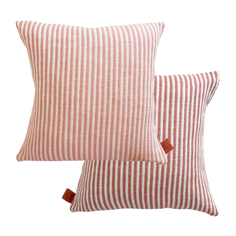 Rib kuddfodral de Klippan Yllefabrik en Pink – photo du produit