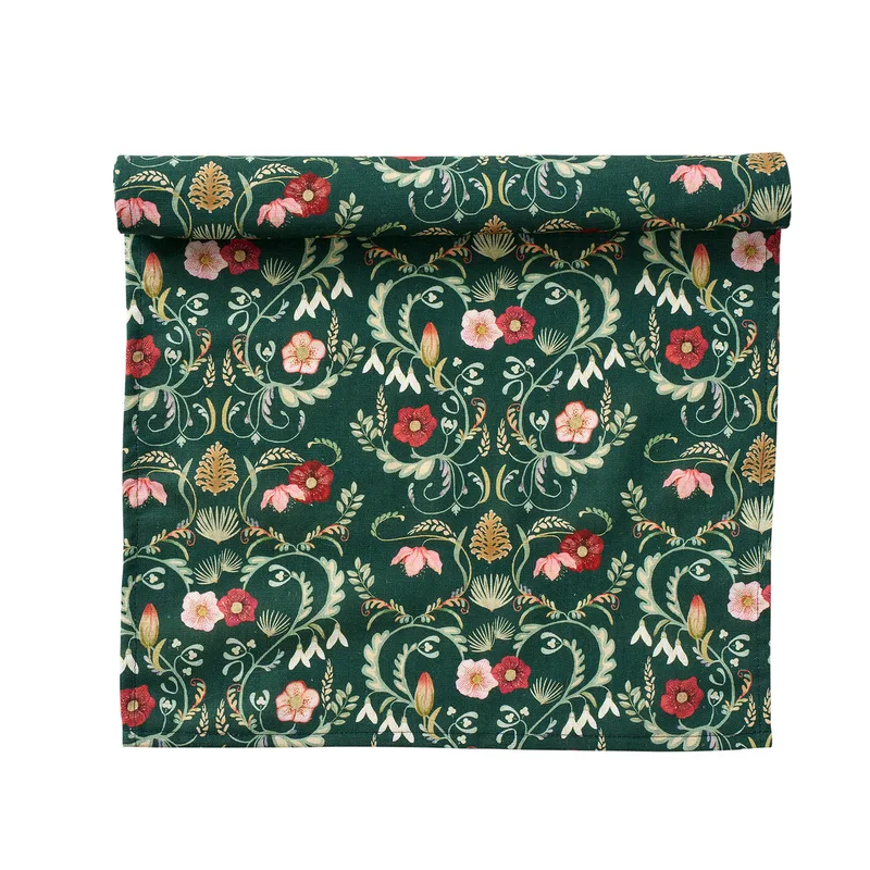 Hilda löpare by Klippan Yllefabrik in Green – product photo