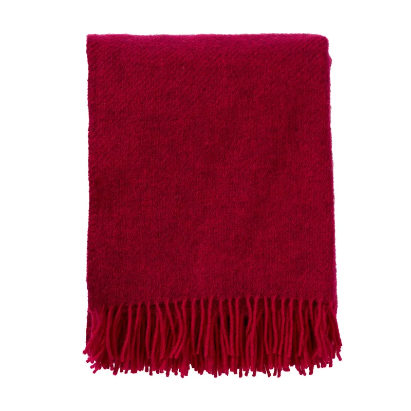 Gotland de Klippan Yllefabrik en Cerise – photo du produit