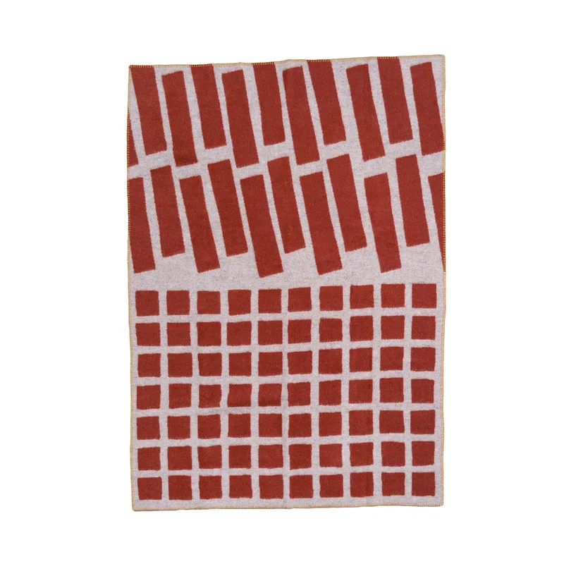 Sankt Petri Floor by Klippan Yllefabrik in Ljus tegel/ljusgrå – product photo
