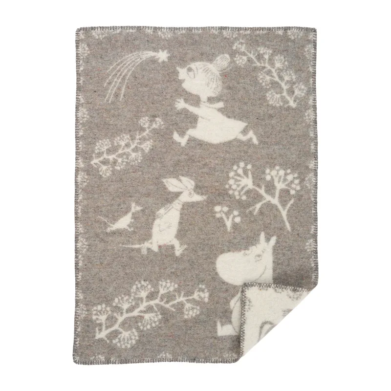 Moomin winterland by Klippan Yllefabrik in Grå – product photo