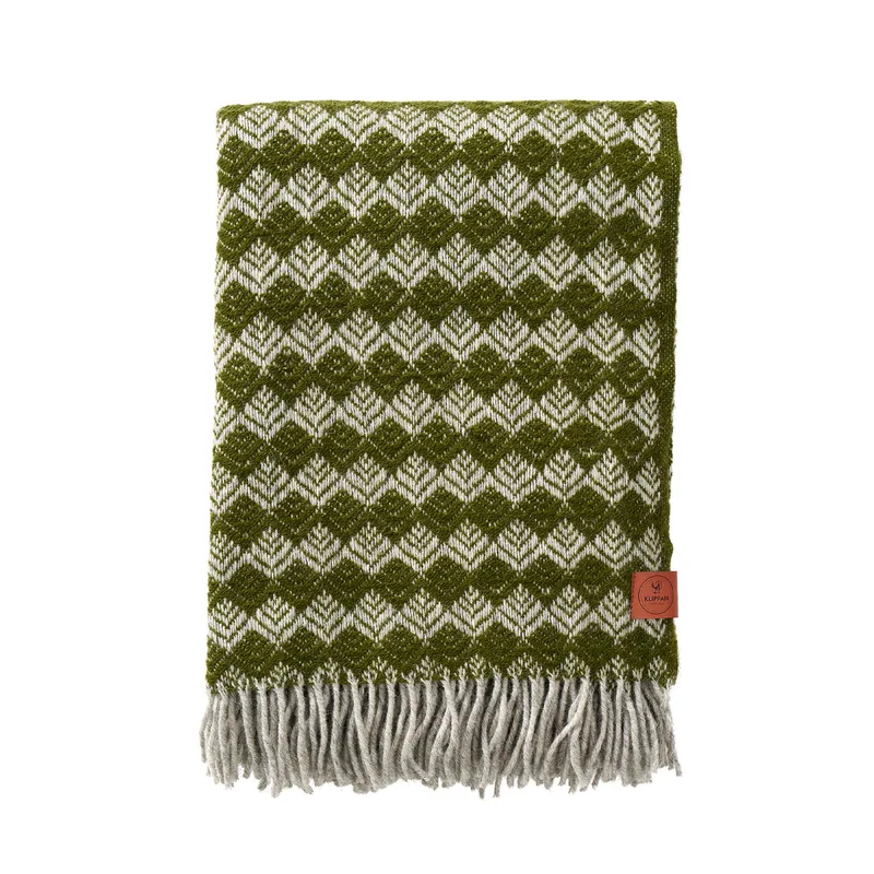 Tuva by Klippan Yllefabrik in Moss/natural grey – product photo