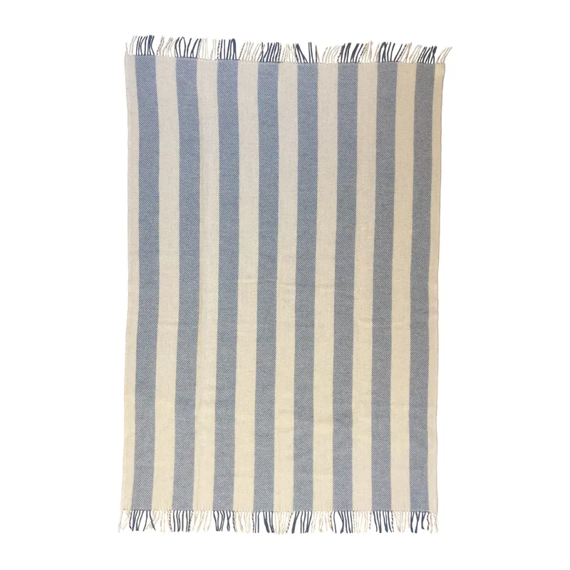 Gotland vertical stripe by Klippan Yllefabrik in Himmelsblå – product photo