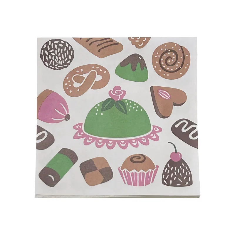 Fika servett von Klippan Yllefabrik in Multi – Produktfoto