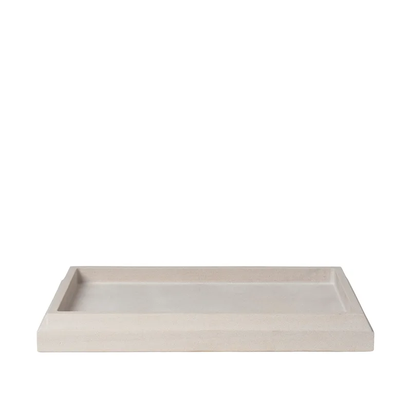 Sandstone Desk Bakke L van Kristina Dam Studio – productfoto
