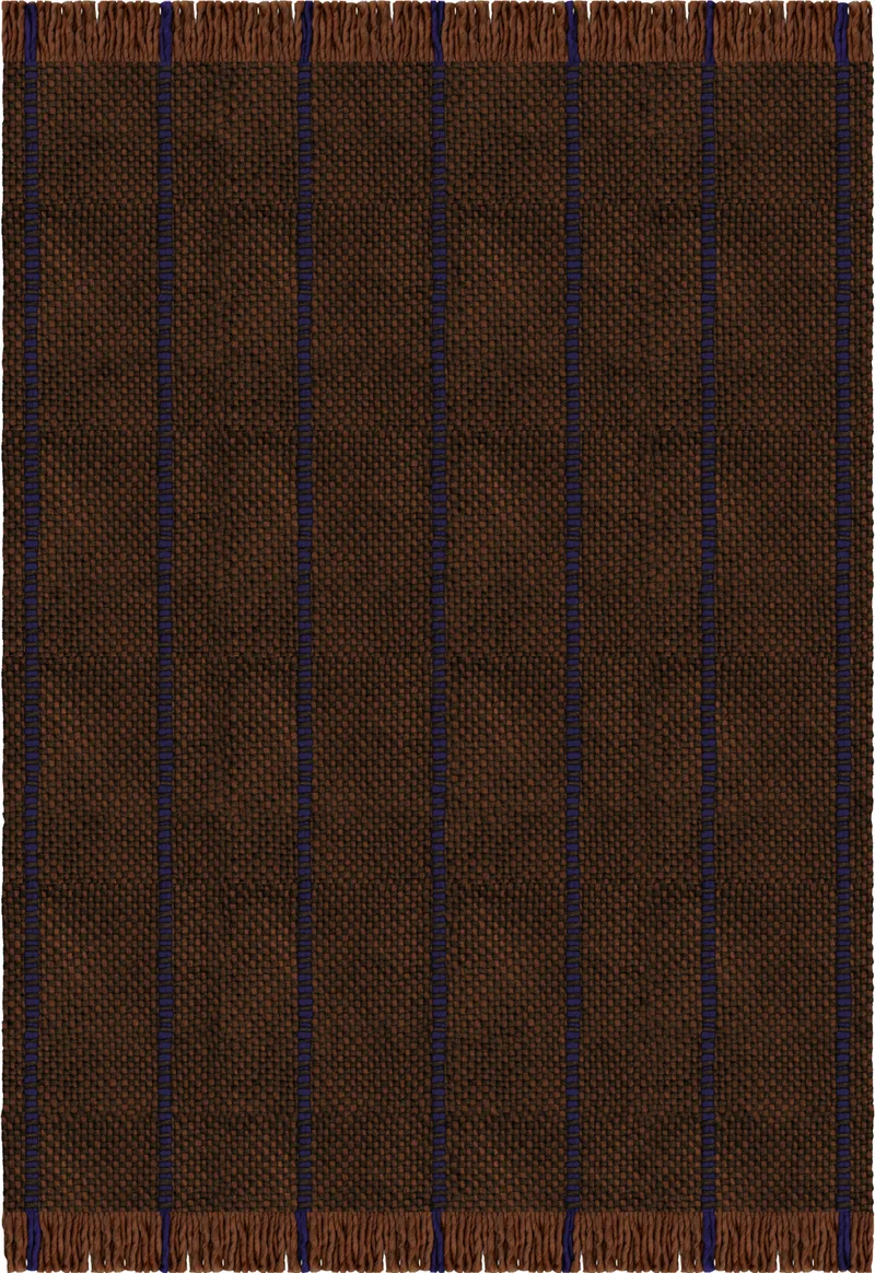 Massproductions Cord Blue Brown van LAYERED in Måttbeställ – sfeerfoto