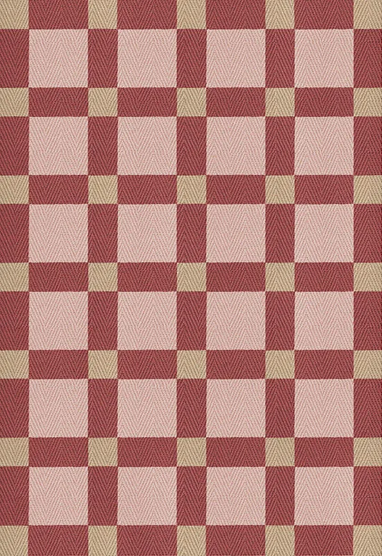 Evelina Kroon Plum Punch Jute by LAYERED in Måttbeställ – interior photo