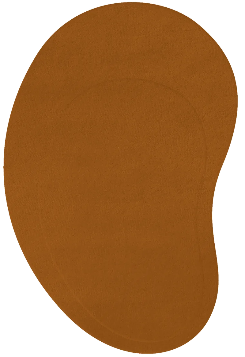 Residue Dark Ochre van LAYERED in Måttbeställ – productfoto